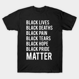 Black Lives Matter, Black Everything Matters, Protest, Civil Rights, George Floyd T-Shirt